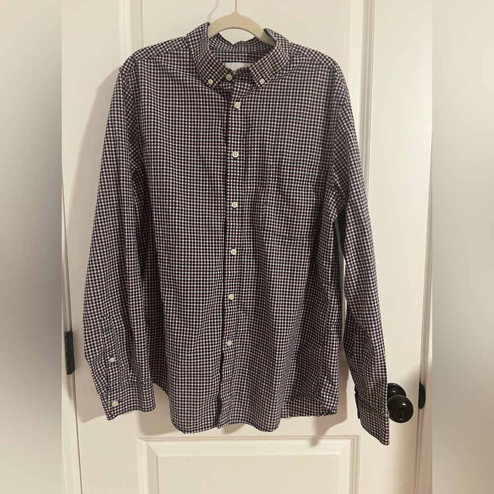 ✨🛍️ 4️⃣ for $2️⃣5️⃣ 💖 Goodfellow & Co Black, White and pink Men's Dress Shirt